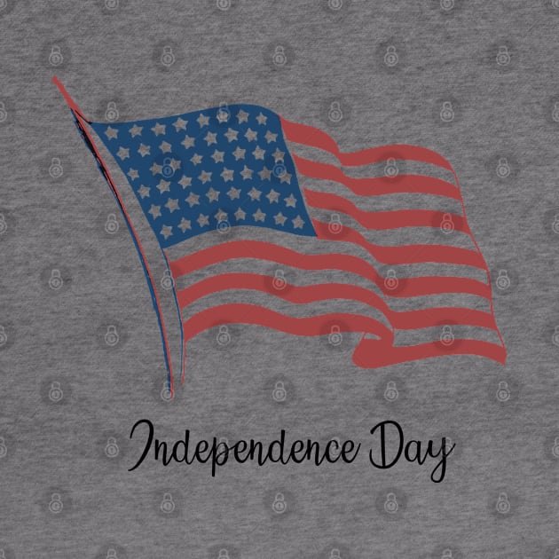 Independence Day American Flag by CoffeeandTeas